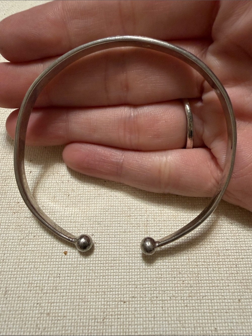 Engraved Sterling Silver 925 Cuff Bracelet - Picture 16 of 16
